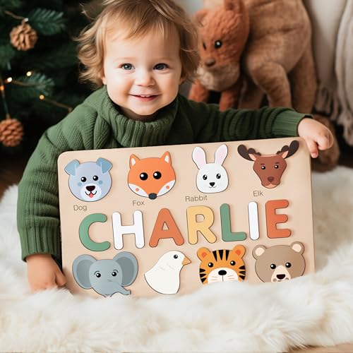 Zuzu Puzzle - Custom Handmade Wooden Name Puzzle for Toddlers