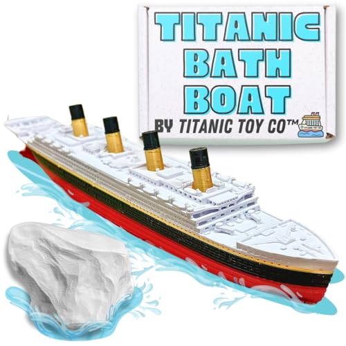 Titanic Bath Boat Toy - 8 Inch Historically Accurate Replica