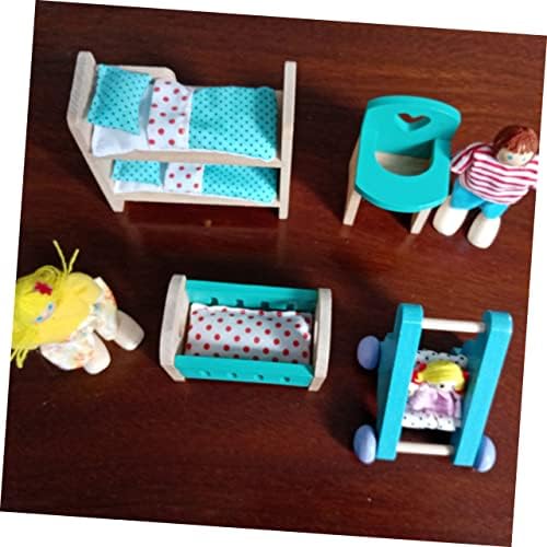 Gogogmee Educational Wooden Mini Furniture Set for Kids