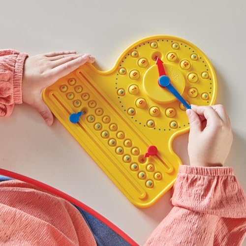 Hand2Mind NumberLine Clock Sensory Bubble Popper