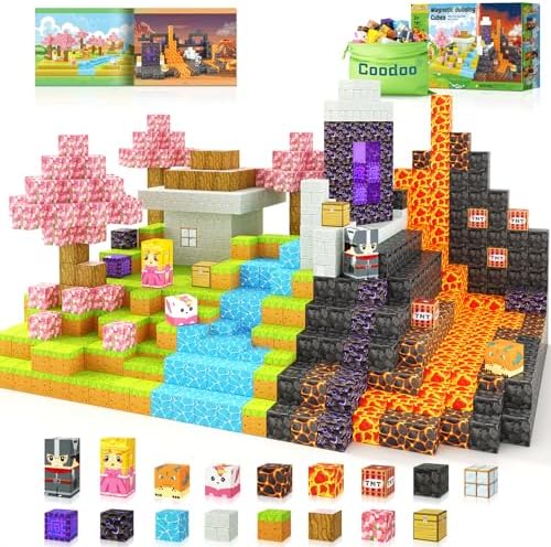 Coodoo Magnetic Blocks - 84PCS Portal World Magic Set