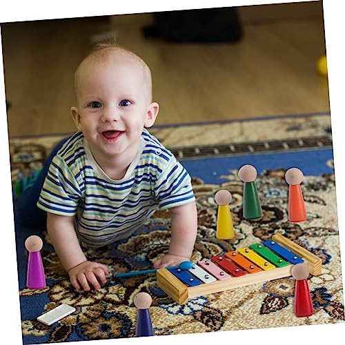 Gogogmee 6pcs Wooden DIY Puppet Kit for Kids