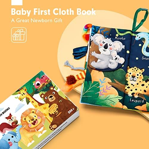 hahaland Baby Books 0-12 Months Touch Feel Learning Toy