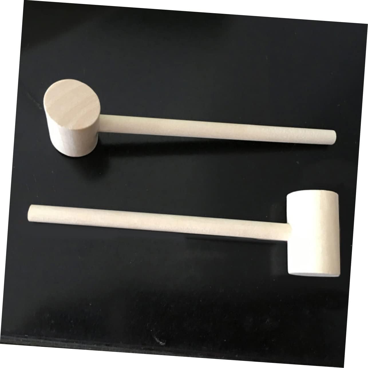 24pcs Mini Wooden Crab Hammers for Kids