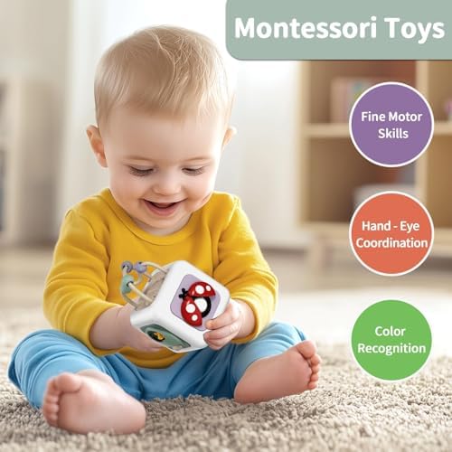 SOCBTNSO Baby Busy Board Cube for 1 Year Old