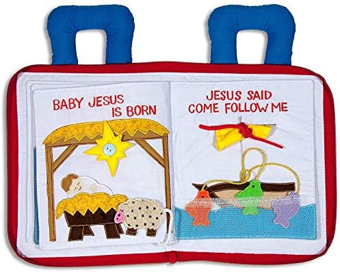 My Bible Quiet Book - Interactive Fabric Learning Toy for Kids