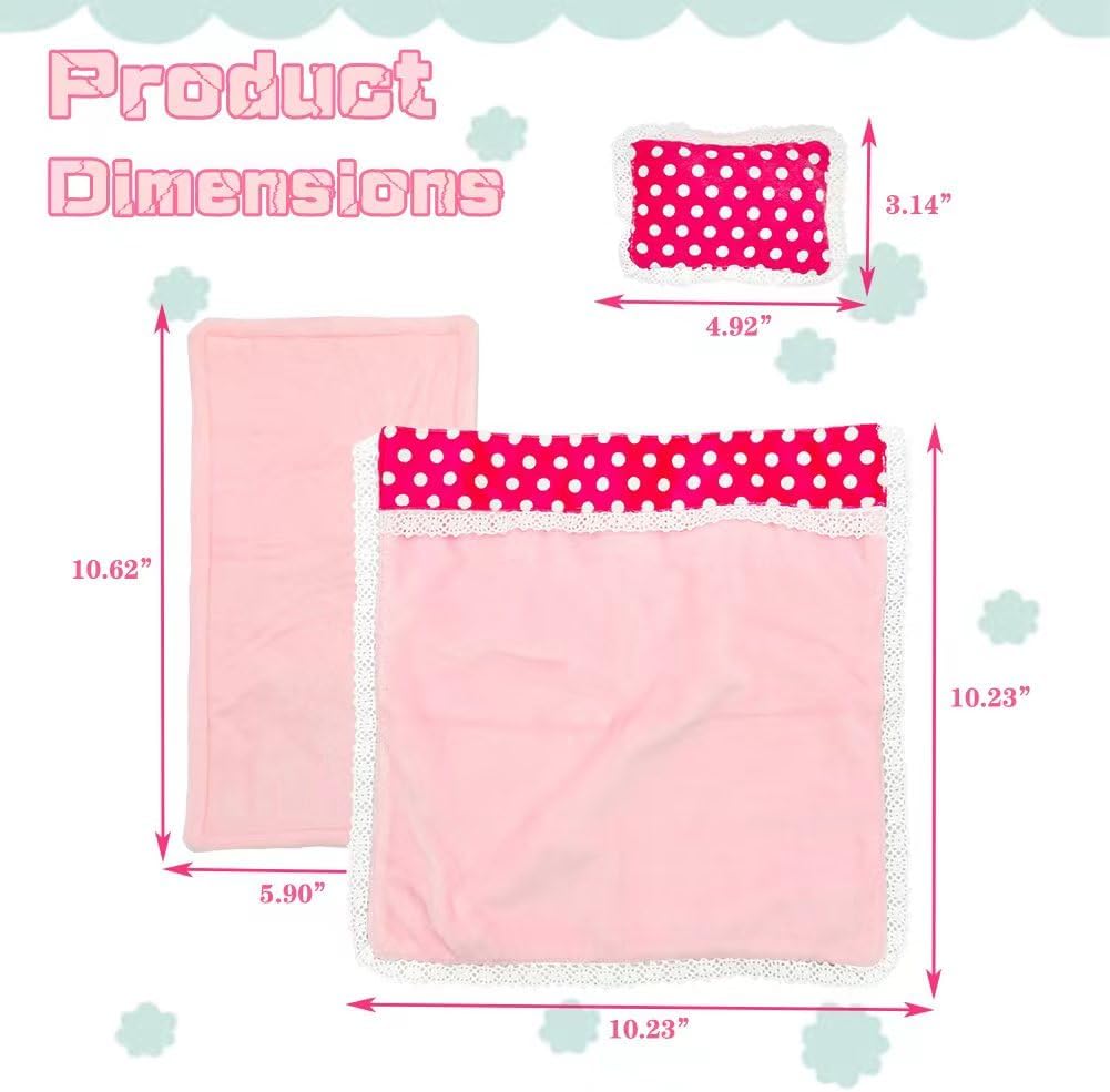 Ferberbears Baby Doll Bedding Set 8-12 Inches Playset