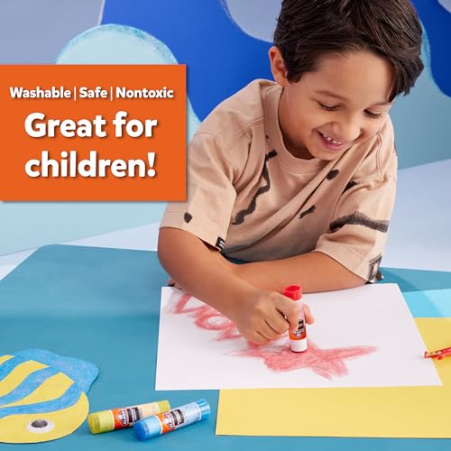 Elmers Color n Glitz Glue Sticks 12 Pack