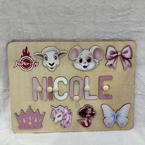 Personalized Name Puzzle for Toddlers 1-3 Years 1