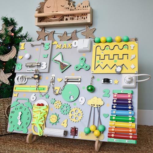 Wooden Stand for Busy Board Sensory Montessori Toys