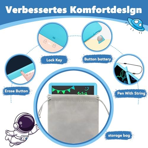 Ormosiat LCD Writing Tablet for Kids 3-8 Years Old