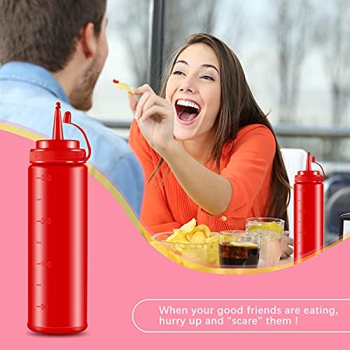 Leyndo 2 Piece Fake Mustard and Ketchup Bottle Prank