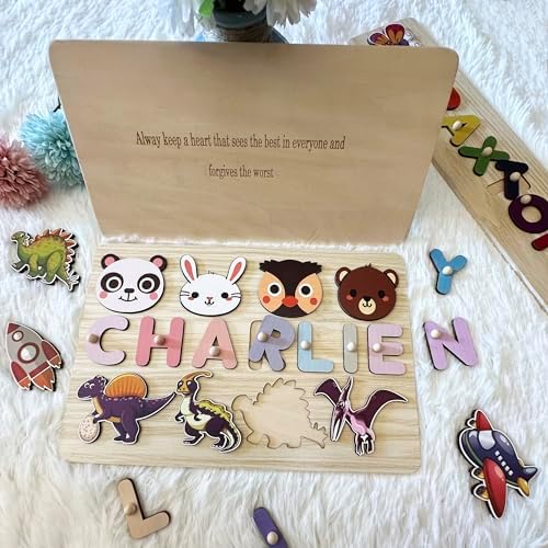 Personalized Kids Name Puzzle for Toddlers 24 Months