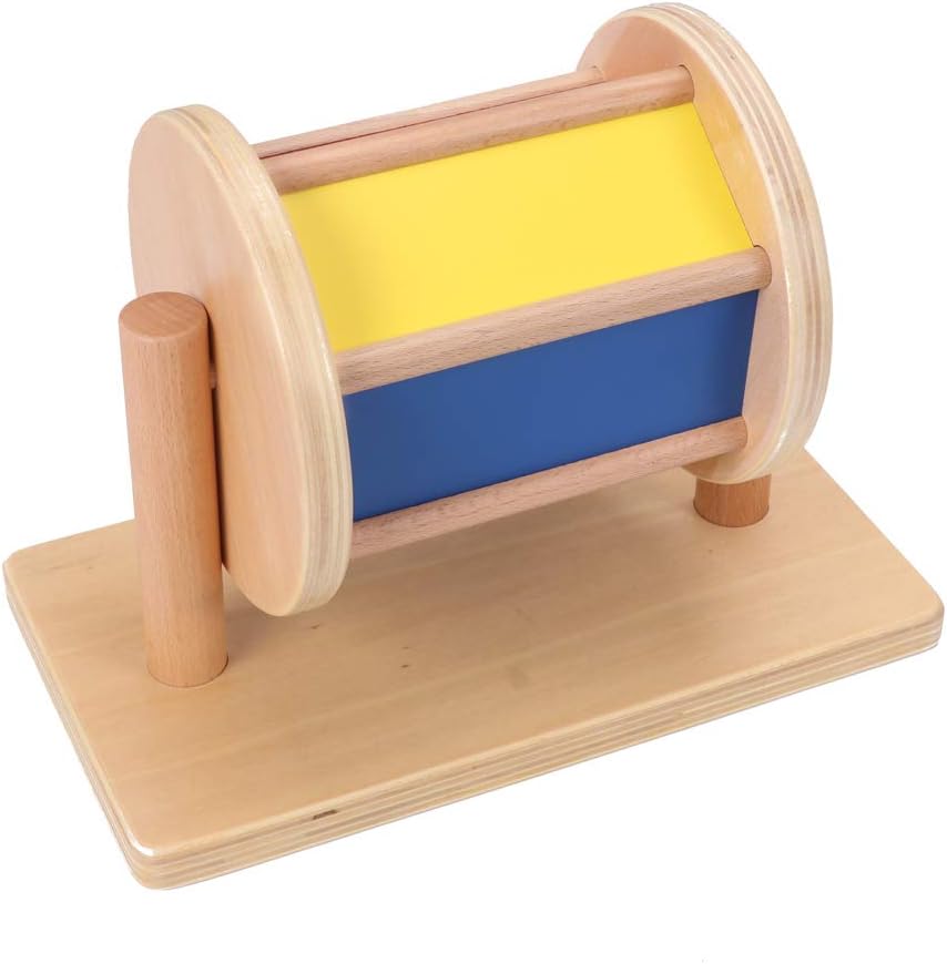 LEADER JOY Montessori Spinning Drum Toy for 1-3 Year Old