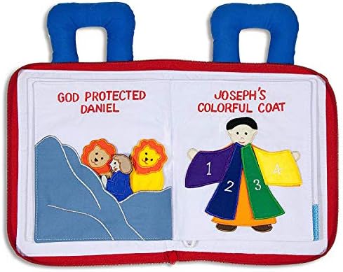 My Bible Quiet Book - Interactive Fabric Learning Toy for Kids