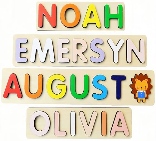 Personalized Wooden Name Puzzles for Kids