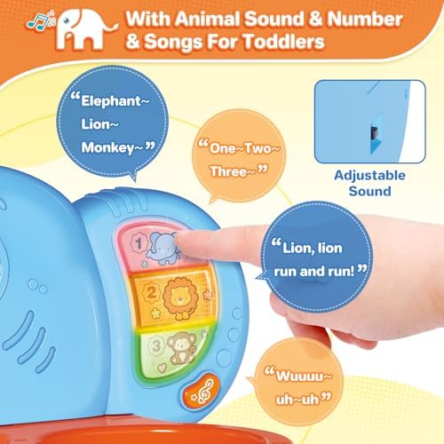 2-in-1 Basketball Soccer Activity Center for Toddlers with Light Music
