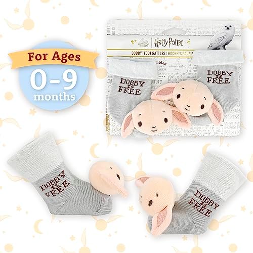 Kids Preferred Harry Potter Dobby Socks with Rattle