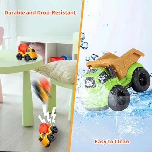 UOYLEYVN Toddler Trucks 1-3 Year Old Play Set