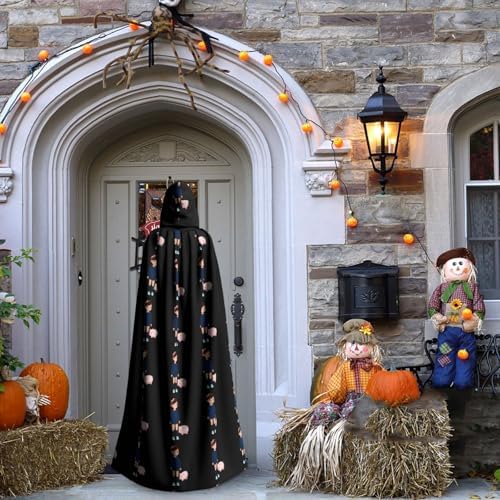 Little Girl Piggy Prints Hooded Cloak for Halloween Costume
