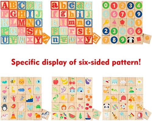 Joqutoys ABC Stacking Blocks for Toddlers 26 PCS