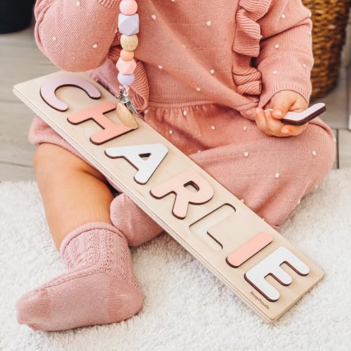 Personalized Wooden Name Puzzle With Pegs