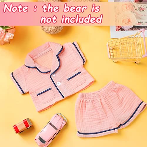 Hungdao Bear Pajamas Clothes for 14 Inches Stuffed Animals