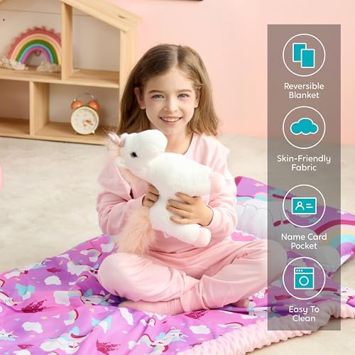 Joiedomi Toddler Nap Mat with Pillow and Blanket 1