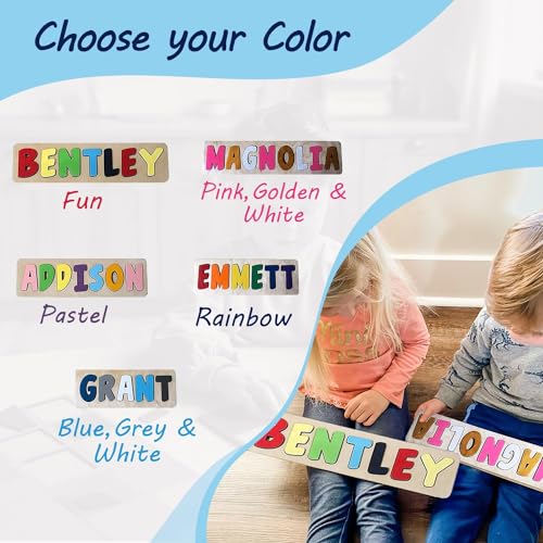 Birds Wood Shack Personalized Wooden Name Puzzle for Kids