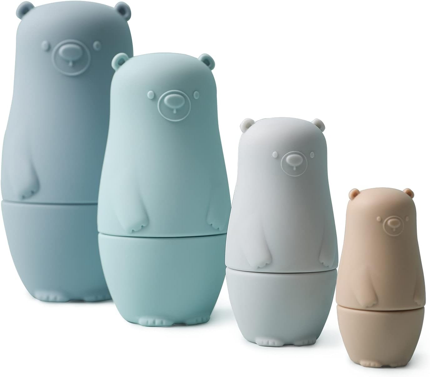 OESSUF Russian Bear Nesting Dolls Montessori Toy Set