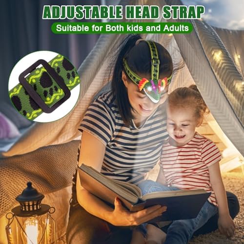 DX DA XIN Dilophosaurus Headlamp LED for Kids