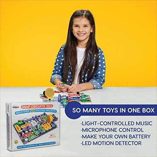 Snap Circuits 203 Electronics Kit 200 STEM Projects