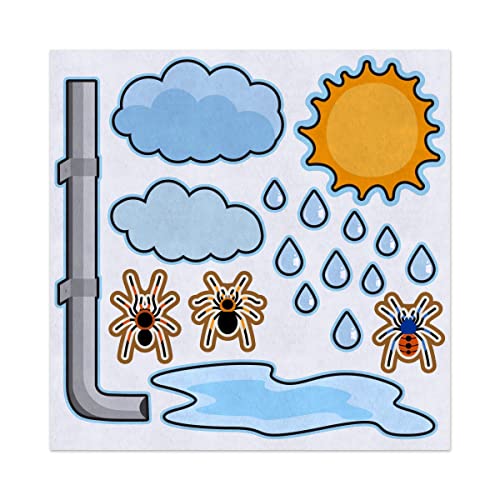Itsy Bitsy Spider Felt Play Art Set Flannel Board