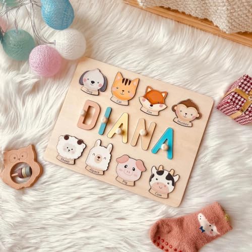 BeneCharm Personalized Name Puzzle for Toddlers