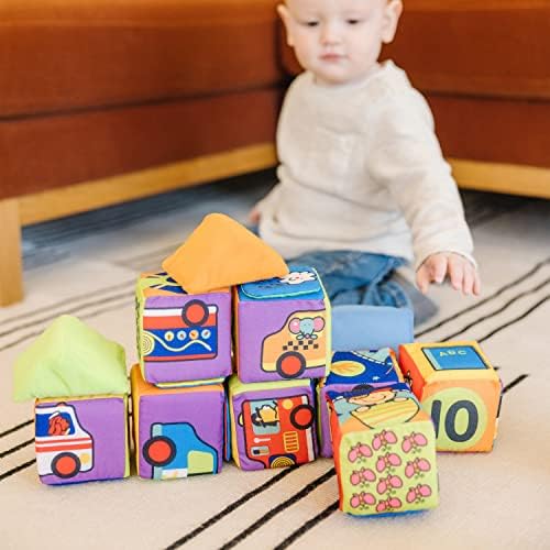 Melissa Doug Ks Kids Match and Build Soft Blocks Set