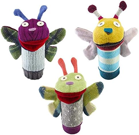 Cate and Levi Butterfly Hand Puppet - Eco-Friendly Handmade