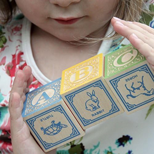 Uncle Goose Classic ABC Blocks - 28pcs USA Made