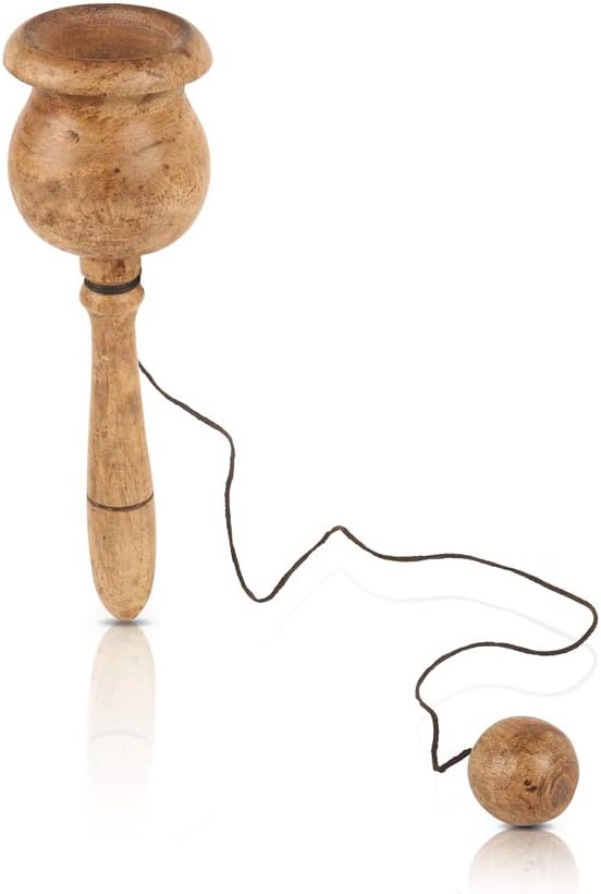 The Great Indian Bazaar Classic Wooden Cup Ball Game Set