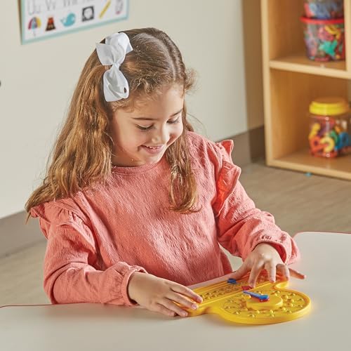 Hand2Mind NumberLine Clock Sensory Bubble Popper