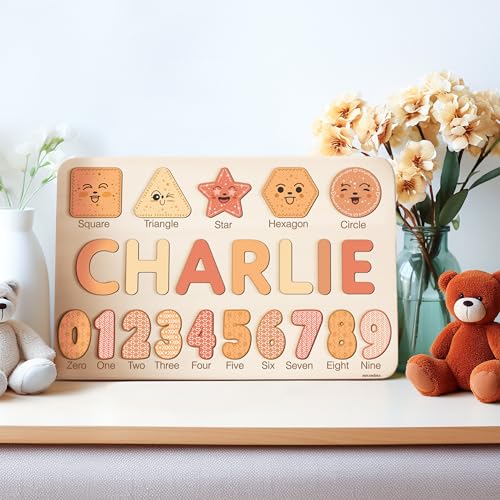 Personalized Wooden Name Puzzle for Kids Educational Toy