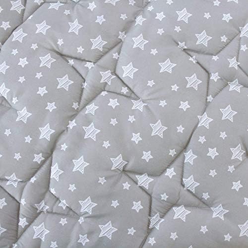 Moonsea Teepee Play Tent Mat 43x43 Quilted Square Pad with Non-Slip Backing
