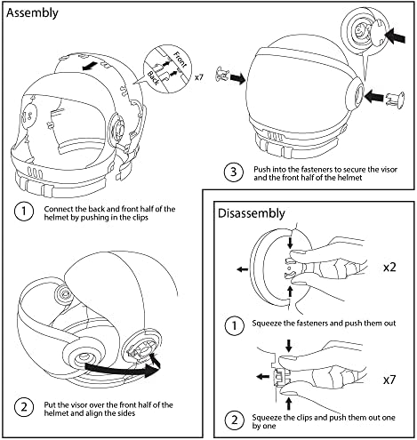 Astronaut Helmet with Blue Visor Rocket Ship Play Tent for Kids