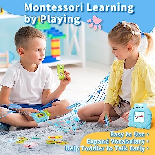 Aullsaty Talking Flash Cards for Toddlers 1-6 Years