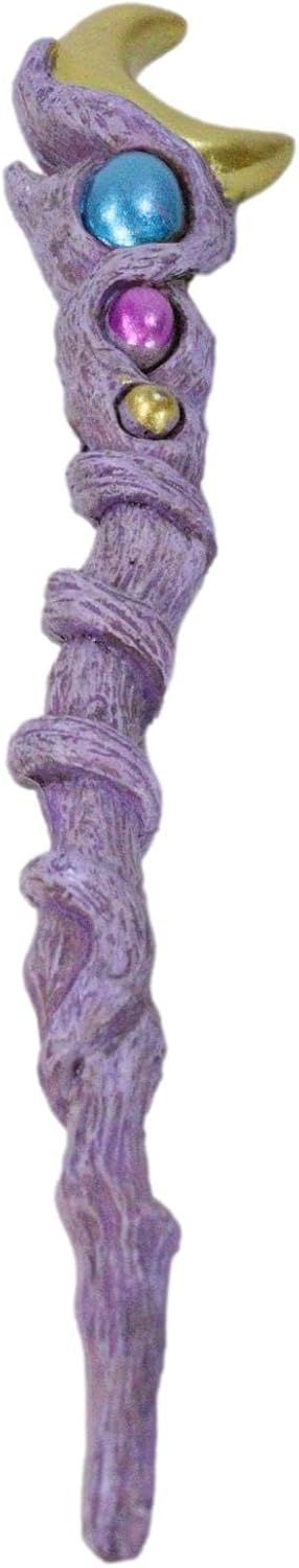 Ebros Magic Wand - Celestial Moon Stone Decor