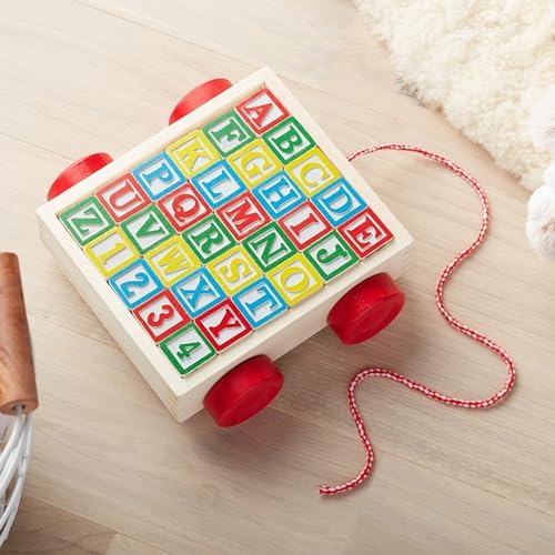 Melissa Doug Classic ABC Wooden Block Set