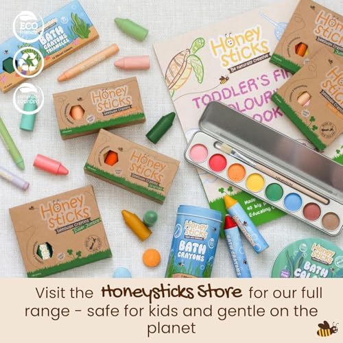 Honeysticks 100 Pure Beeswax Crayons 12 Pack 1
