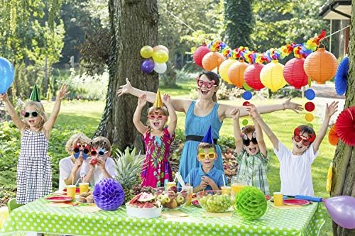 Ocean Line Luau Party Sunglasses Set - 9 Pairs Hawaiian Themed Gift