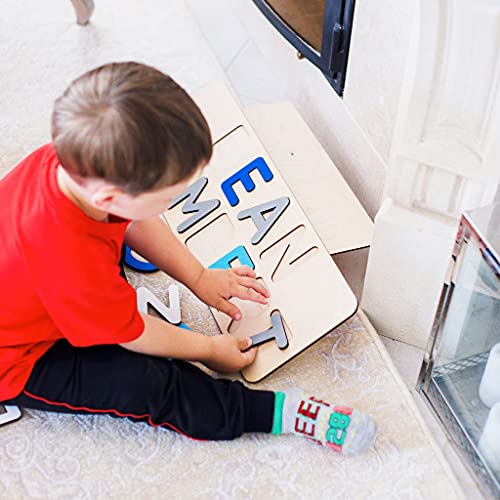 Wooden Three-Name Puzzle for Kids Personalized