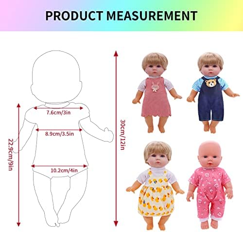 Digabi Girl Doll 12 Sets Outfits Accessories