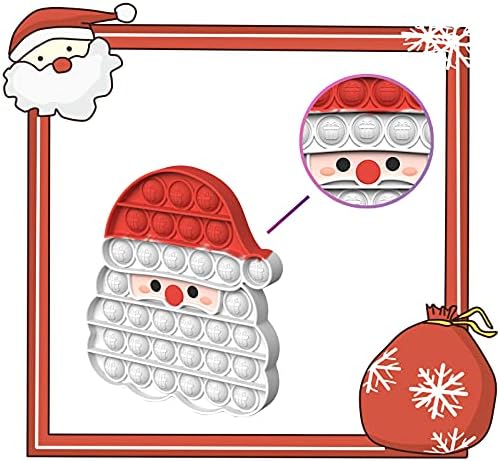 Amplelife Christmas Pop Fidget Toys - Santa Gingerbread Man